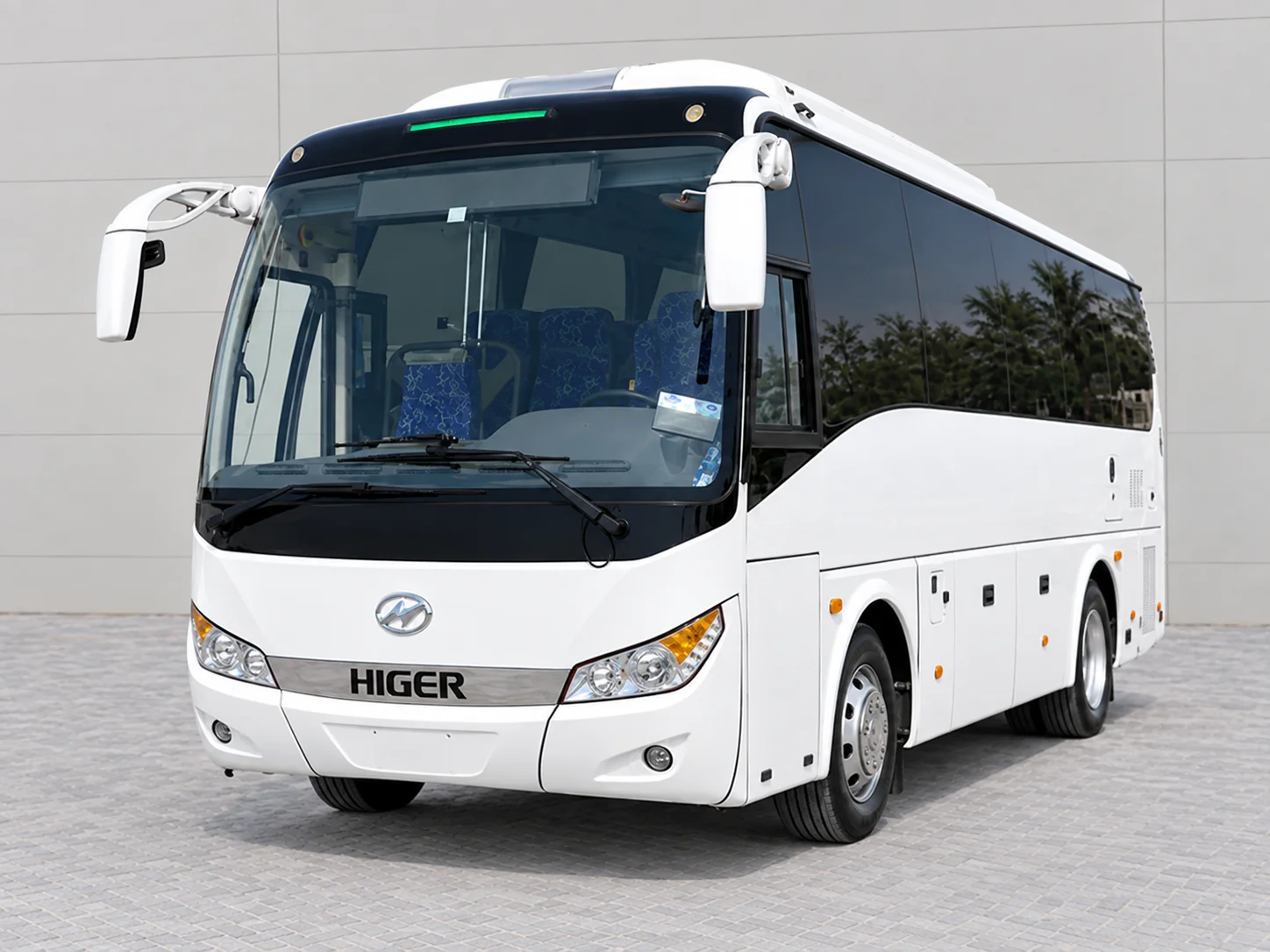 Dedicated staff transportation bus with driver in Dubai by Abdul Aziz Tourism LLC